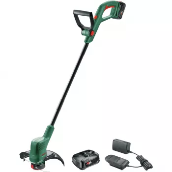 Akumuliatorinis žoliapjovės pjūklas EasyGrassCut 18-260, 18V (žalia/juoda, 2x ličio jonų akumuliatorius 2,0 Ah, POWER FOR ALL ALLIANCE)