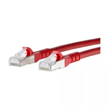 MetzConnect BTR Patch laidas RJ-45 (M) - RJ-45 (M) 3 m ekranuotas CAT 6a halogeno neturintis raudonas (1308453066-E)