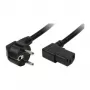 Laidas LogiLink Swiss-IEC 2m juodas