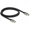 HDMI kabelis DeLOCK Ultra High Speed 48 Gbps 8K 60 Hz pilkas 1 m