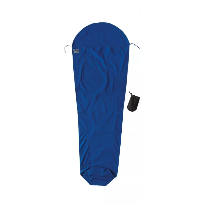 Miegmaišis Cocoon CM80 suaugusiems, mumijos formos, medvilninis, mėlynas