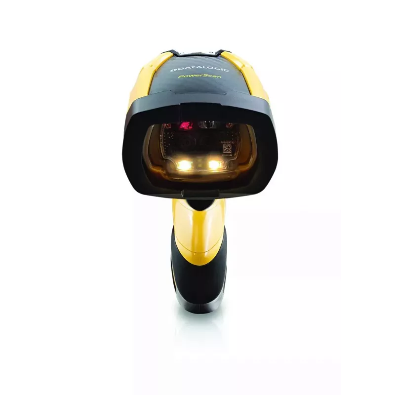 Rankinis brūkšninių kodų skaitytuvas Datalogic PM9600-HP433RBK10 1D/2D lazerinis laidinis belaidis
