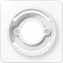 JUNG CD 537 WW - Baltas - termoreakcinis plastikas - 67 mm - 67 mm (CD537WW)
