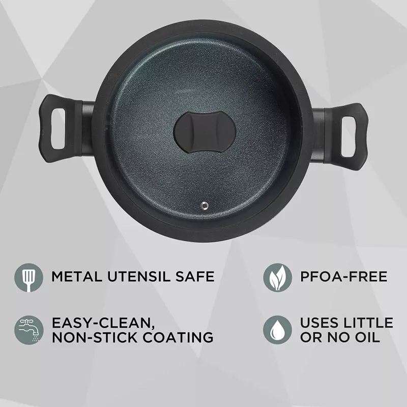 Puodas Russell Hobbs RH01863EU7 20 cm Crystaltech nerūdijančio plieno su stikliniu dangčiu