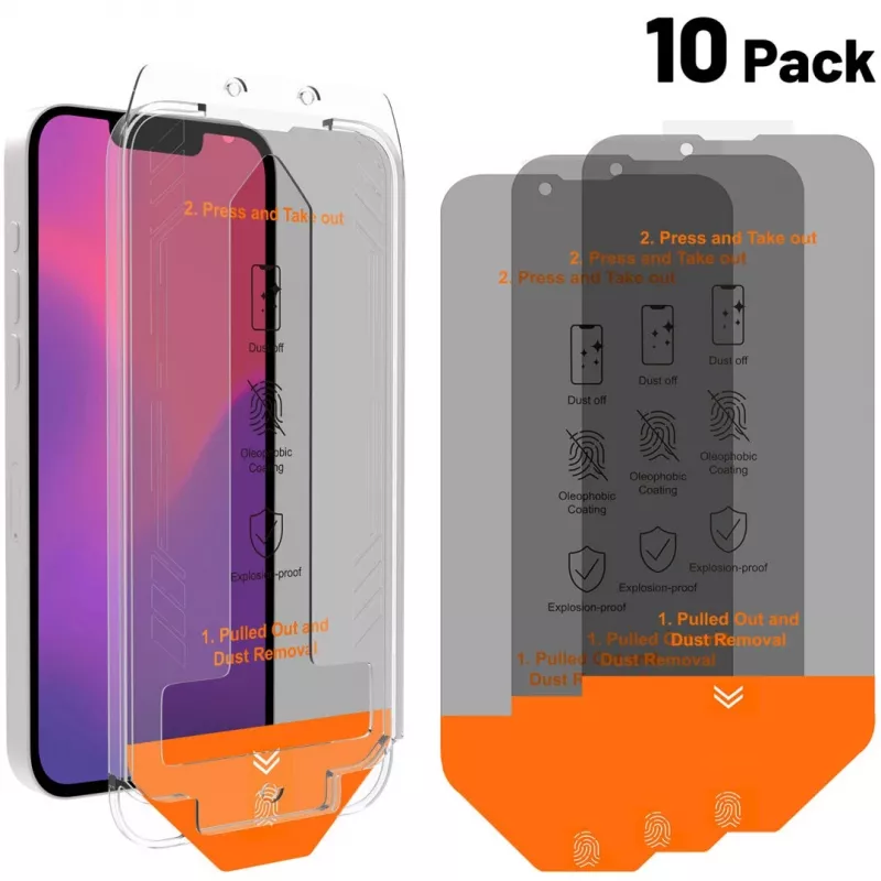 4smarts Second Glass Privacy 10 vnt. profesionalus rinkinys „Apple iPhone 16e“, 541425