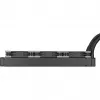 Radiatorius SILVERSTONE SST-XE360PDD 360 mm vandens aušinimui, juodas/sidabrinis