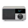 Stalinis radijo imtuvas Sangean DDR-7 Glacier Silver su skaitmeniniu imtuvu ir Bluetooth
