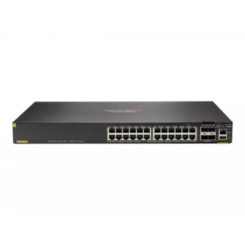 Valdomas jungiklis HPE Aruba Networking CX 6200F 24G PoE 4SFP+ 370W