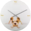 NeXtime klok 8136 Puppy, Ø43 cm, sieninis, baltas/ smėlio