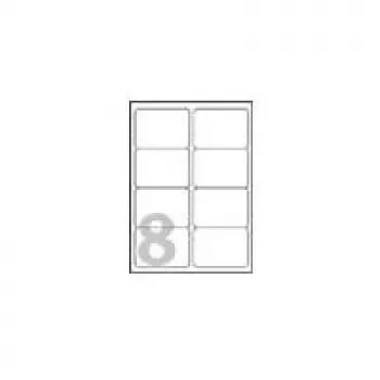 Avery blizgios fotoetiketės 67,7 x 99,1 mm (40 vnt., 5 lapai x 8)