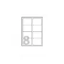 Avery blizgios fotoetiketės 67,7 x 99,1 mm (40 vnt., 5 lapai x 8)