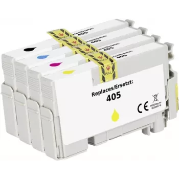 Renkforce rašalo rinkinys, suderinamas su Epson 405, juoda, žydra, raudona, geltona RF-5705462
