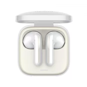 Xiaomi Redmi Buds 6 Active BHR8391GL visiškai belaidės įsegamos ausinės, Bluetooth 5.4, IPX4, iki 10 m veikimo atstumas, baltos