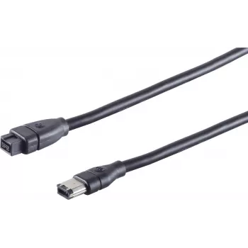 FireWire kabelis Tecline 39805 5m 6-p 9-p Juodas