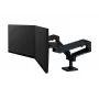 Ergotron LX Pro Tvirtinimo rinkinys (dviguba ranka) - modulinis - 2 LCD ekranams - greta - aliuminis - juodas - ekrano dydis: iki 68,6 cm (iki 27 colių) (45-686-292)