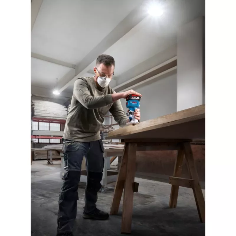 Bosch GLF 18V-8 Professional akumuliatorinė laminato frezavimo mašina, Solo