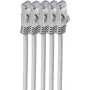 Tinklo kabelis ShiverPeaks BS75511-0.25-SET5, 0,25 m, Cat7, S/FTP, pilkas