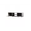 TV spintelė SOHO 140x43x37 cm cashmere viršus, juodas rėmas