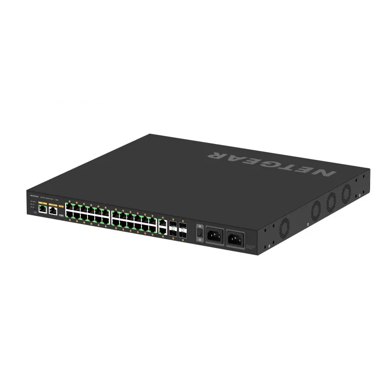 NETGEAR GSM4230UP valdomas L2/L3 Gigabit Ethernet jungiklis su PoE (10/100/1000), 1U, juodas