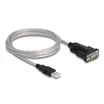 DeLOCK Adapter USB 2.0 Type-A į RS-232 D-Sub 9 + D-Sub 25