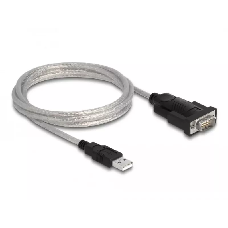 DeLOCK Adapter USB 2.0 Type-A į RS-232 D-Sub 9 + D-Sub 25