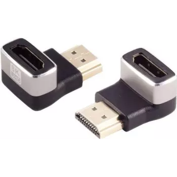 HDMI-A adapteris ShiverPeaks 10-01050 90° kampo, palaiko iki 8K