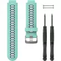 Garmin 010-11251-0L Juostelė – Juoda/Turkio, Priedai Išmaniesiems Laikrodžiams
