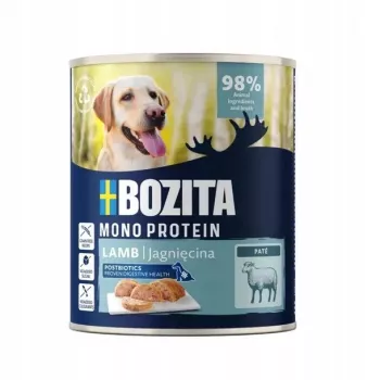 BOZITA Monoprotein Pate Ėriena – šlapias šunų maistas – 800g