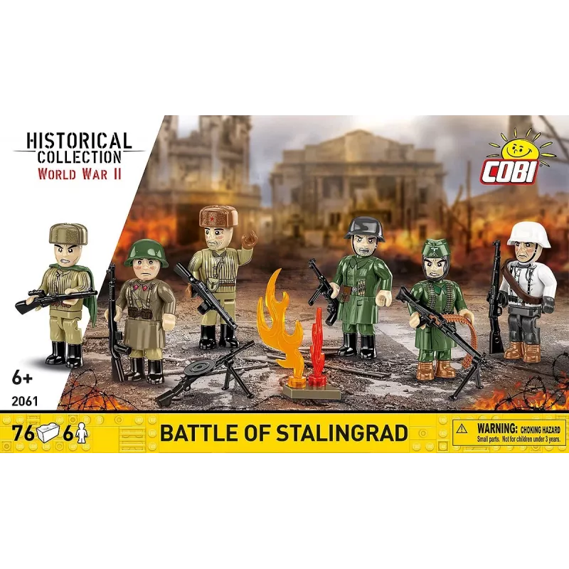 Cobi Konstruktoriai Stalingrado mūšio modelis — 76 dalių, istorinė diorama