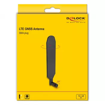 Kryptinė antena DeLOCK 90103 3 dBi SMA jungtis