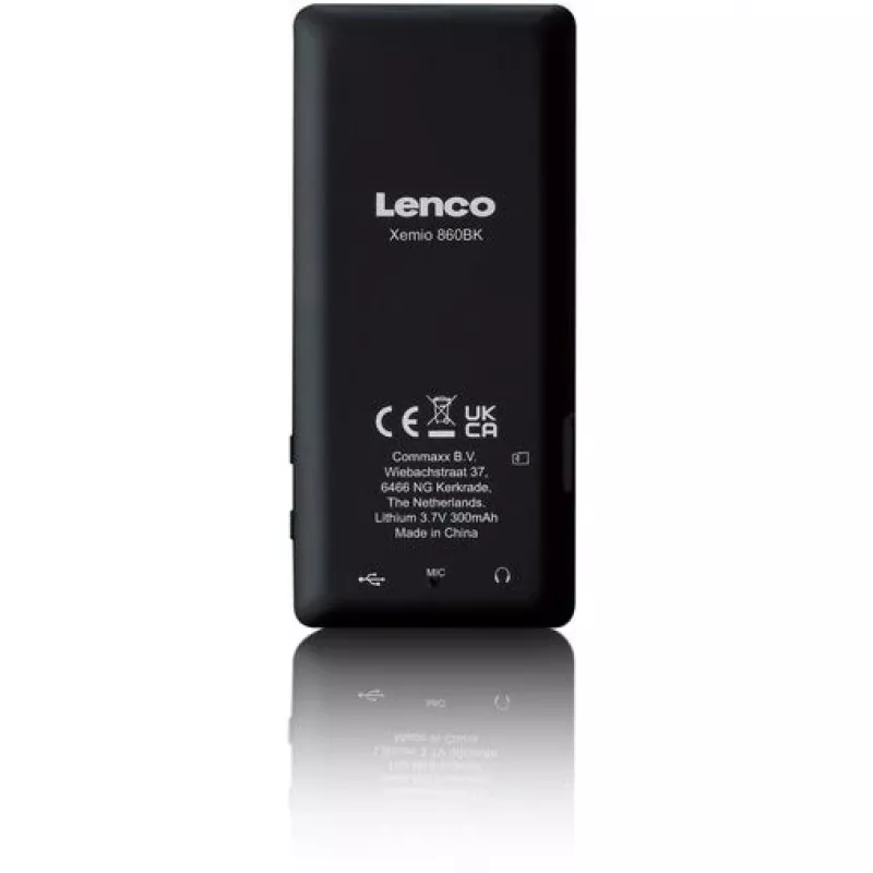 Lenco Xemio-860BK juodas (XEMIO-860BK) – nešiojamas CD grotuvas