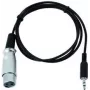 DMX adapteris EUROLITE 51916210, 3,5 mm TRS į XLR, 1 m laidas
