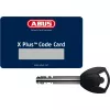 ABUS 59715 Dviračio spyna Juoda - Raudona 1200 mm Grandininė spyna (59715)