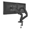 Dviejų monitorių laikiklis up up Economical Interactive Counterbalance matinė juoda VESA 75x75/100x100