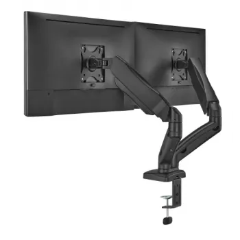 Dviejų monitorių laikiklis up up Economical Interactive Counterbalance matinė juoda VESA 75x75/100x100
