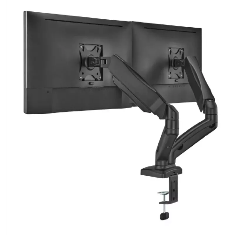 Dviejų monitorių laikiklis up up Economical Interactive Counterbalance matinė juoda VESA 75x75/100x100