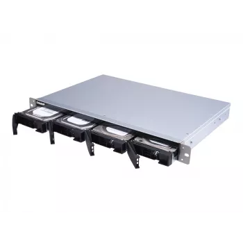 QNAP TL-R400S - Festplatten-Array - 4 Schächte (SATA-600) - SATA 6Gb/s (extern) - Rack - einbaufähig - 1U