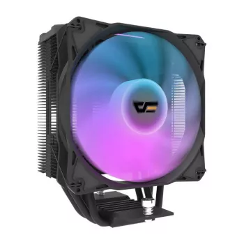 Darkflash Z4 PRO MIST BLACK 240 mm radiatoriaus komplektas su RGB apšvietimu