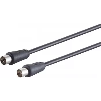 Koaksialinis antenos kabelis ShiverPeaks 80017-S, 75 Ω, 100 % ekranuotas, juodas