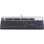 HP 701429-061 klaviatūra USB QWERTY itališka juoda, sidabrinė