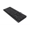 A4Tech KR-92 klaviatūra USB QWERTY angliška juoda