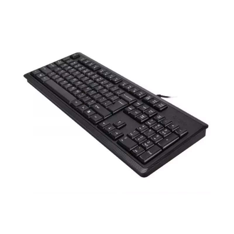 A4Tech KR-92 klaviatūra USB QWERTY angliška juoda