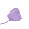 NATEC Crake 2 Pro pelė, vertikali, dešinei rankai, USB-A, optinė, 12800 DPI, violetinė
