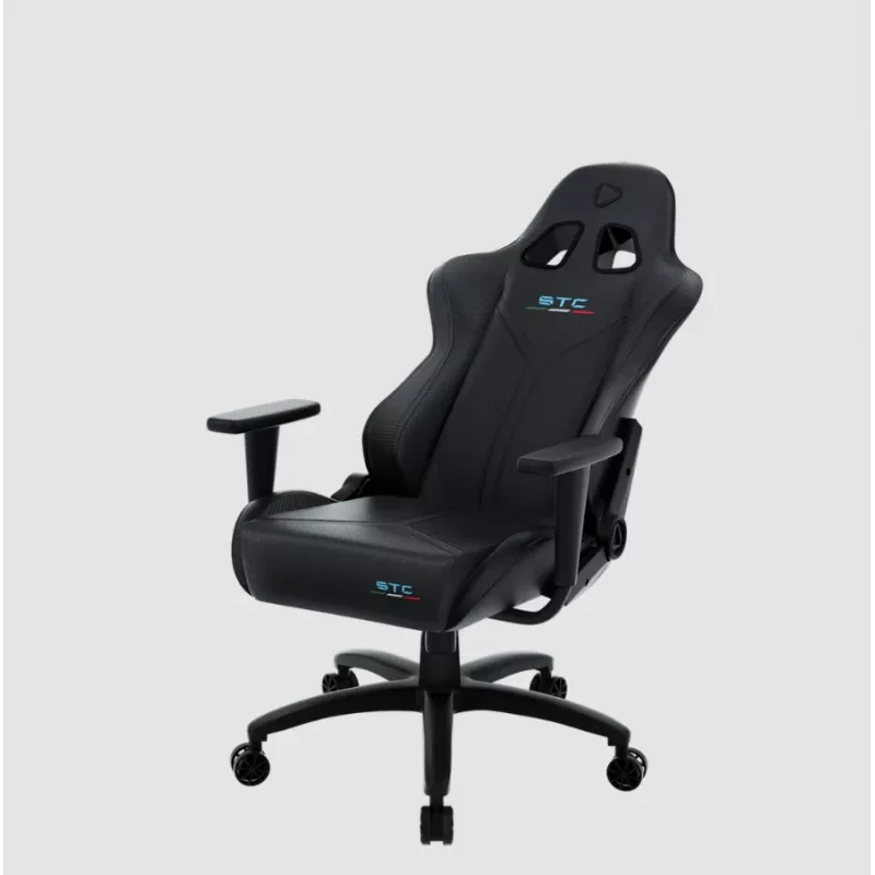 Žaidimų kėdė Onex STC Tribute Hardcore Black – ergonomiška PC / konsolės sėdynė su reguliuojamu aukščiu ir atlošimu