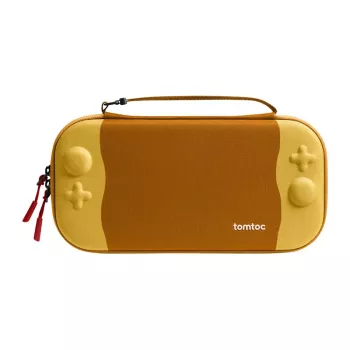 Plonas apsauginis dėklas Tomtoc FancyCase-G05, skirtas Nintendo Switch 2, geltonas