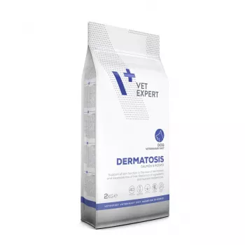 VET EXPERT Veterinary Diet Dermatosis Dog Salmon & Potato – sausas šunų maistas – 2 kg