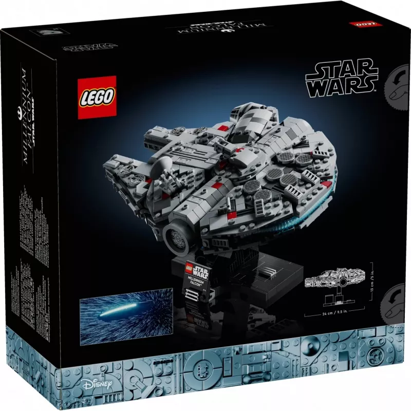 LEGO Star Wars Millennium Falcon 75375 modelio rinkinys – 1351 detalė, 18+, 190×240×130 mm
