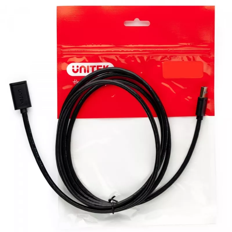 USB laidas UNITEK Y-C447GBK 0,5 m USB 2.0 Juodas
