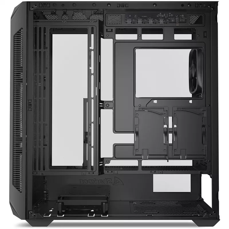 Korpusas Sharkoon AK5M RGB Midi Tower Juodas