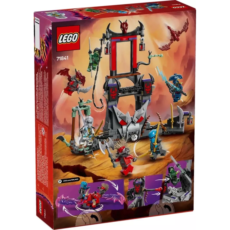 Konstruktorius LEGO NINJAGO 71841 Slėnio kaimas — 305 dalių, 6 minifigūrėlės, nuo 7 metų